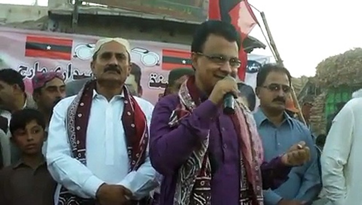 Bedari March- Ayaz Latif Palijo speech at Bathoro 26Dec 2014