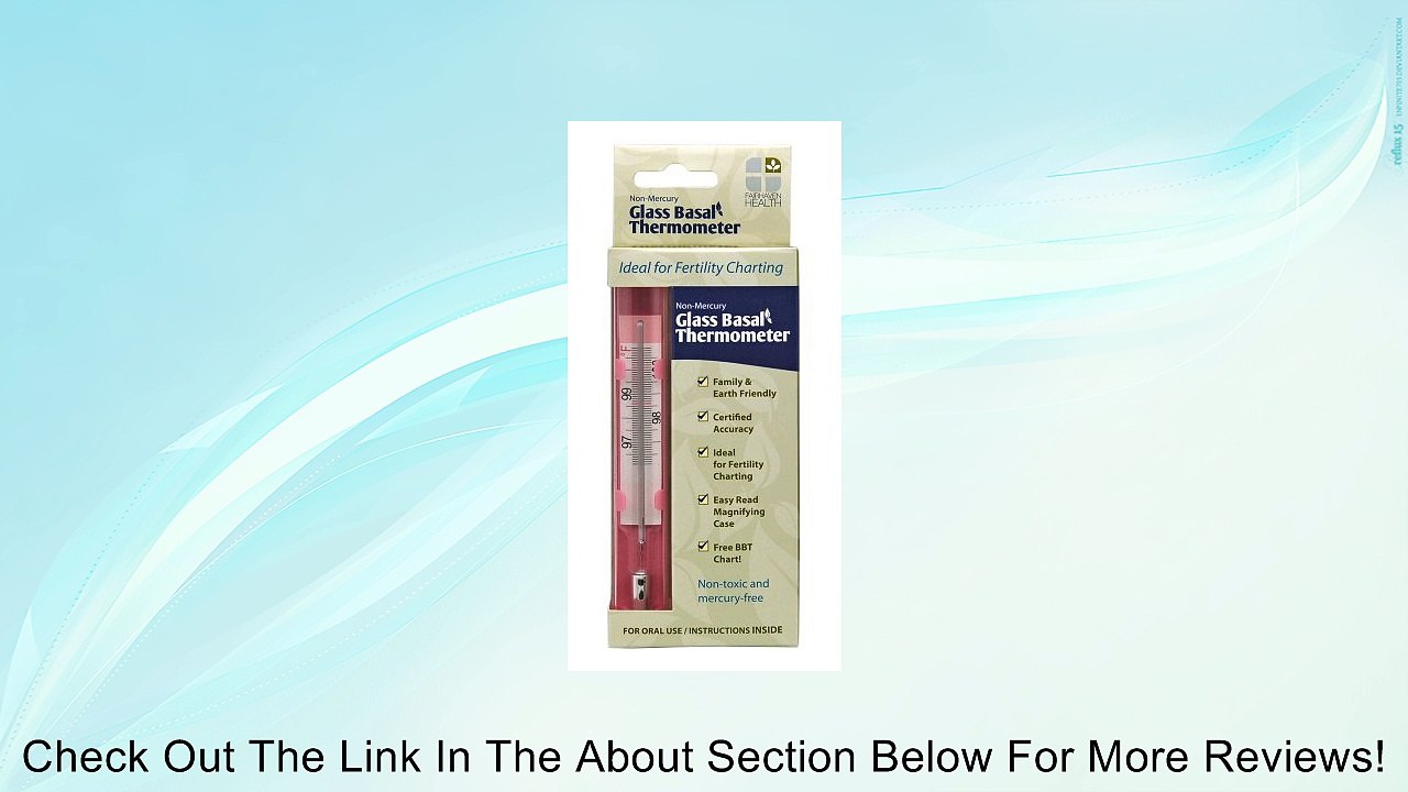 Non-mercury Glass Basal Thermometer Review