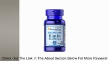 Puritan's Pride Biotin 10,000 mcg-50 Softgels Review