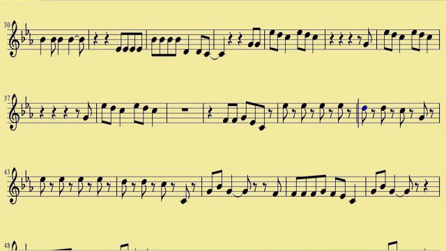 [ Clarinet ] Dark Horse - Katy Perry - downloadsheetmusic.com.br