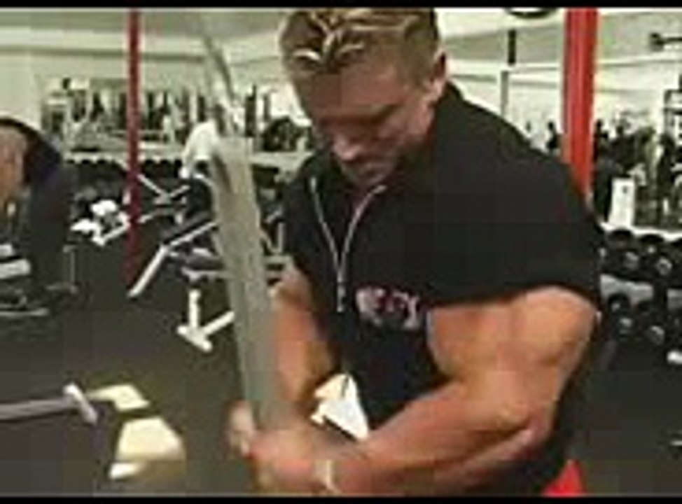 Lee Priest Training Triceps youtube original - video Dailymotion