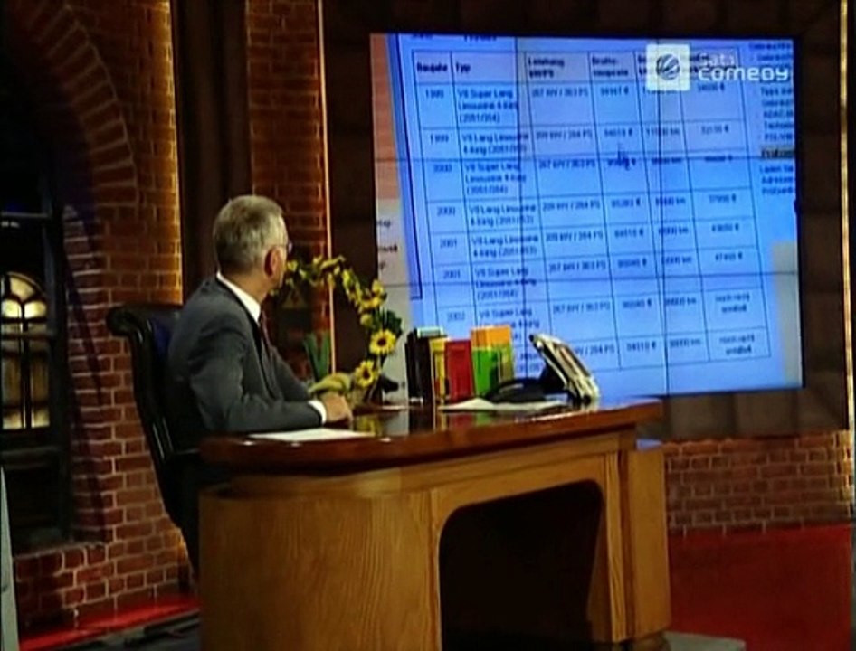 Die Harald Schmidt Show - 1334 - 2003-11-11 - Wolke Hegenbarth, Harald teilt den Mantel