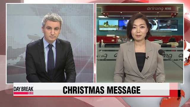 Pope Francis celebrates Christmas