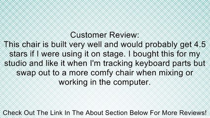 Quik Lok DX749 Deluxe Seat, Black Review