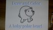 How to draw a cute cartoon baby polar bear