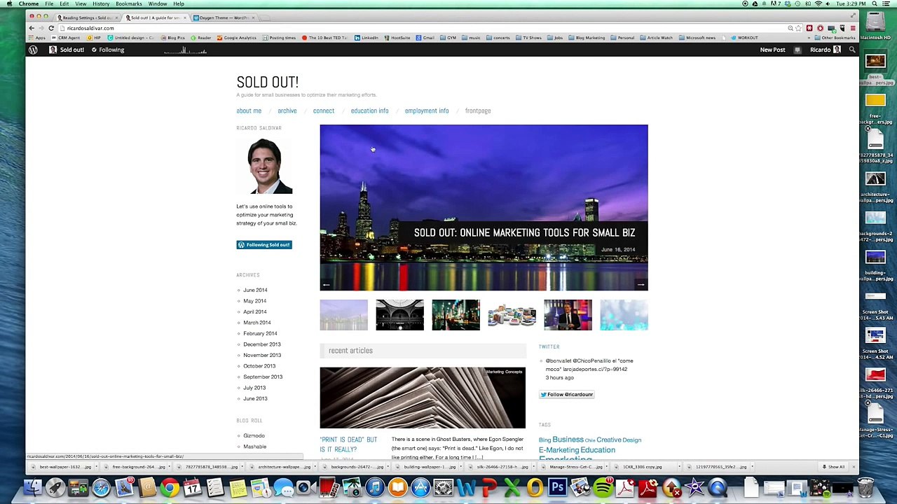 Wordpress Oxygen Theme Tutorial