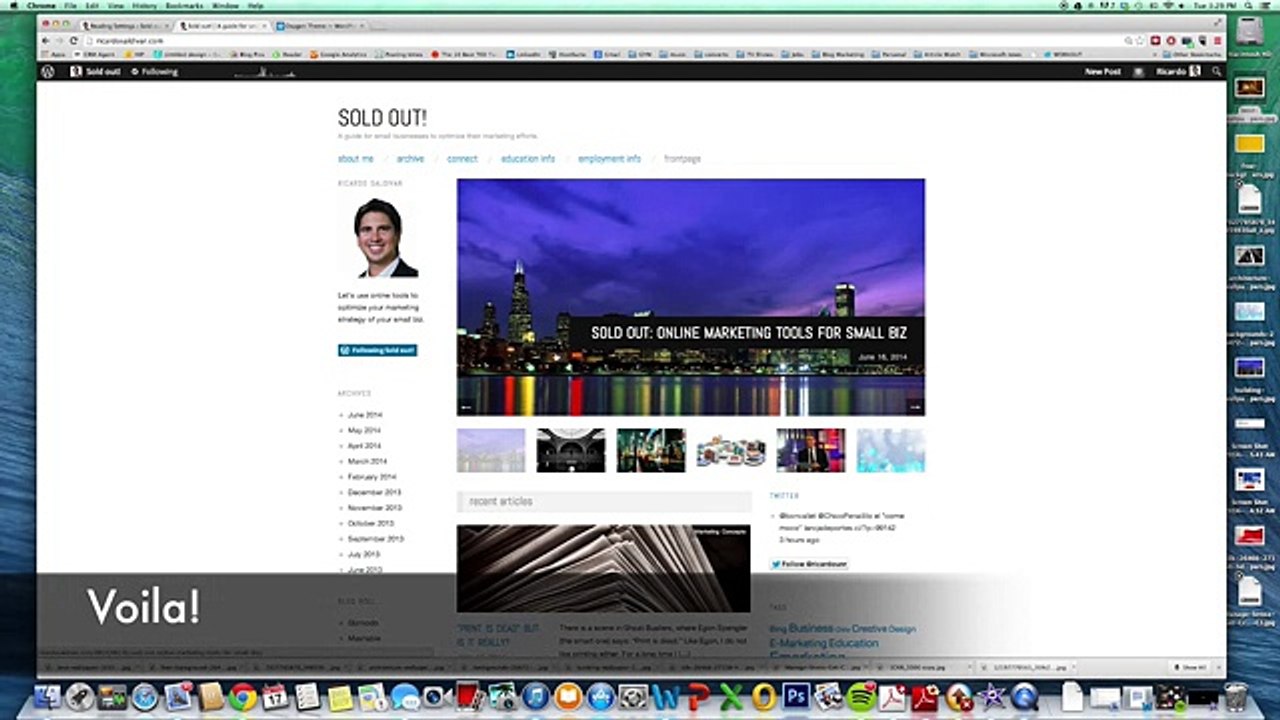 Wordpress Oxygen Theme Tutorial