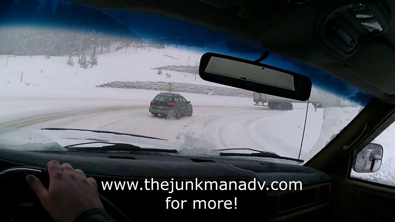 Ski Vlog 2 Winter driving, traction control is a crutch
