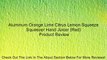 Aluminum Orange Lime Citrus Lemon Squeeze Squeezer Hand Juicer (Red) Review