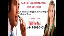 1-844-609-0909 @ Outlook Support Number, Outlook tech support number