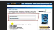 PC HealthBoost Lost License Key