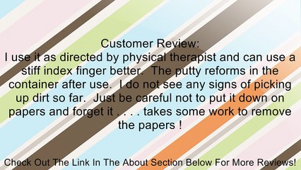 SOFT RESISTANCE THERAPUTTY, 6 OZ, YELLOW Review