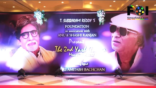 Amitabh Attends The 2nd Yash Chopra Memorial Awards