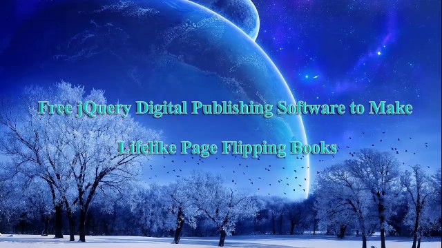 Free Digital Publishing Tool to Create Page Turning jQuery eBooks
