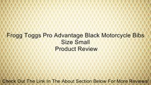 Frogg Toggs Pro Advantage Black Motorcycle Bibs Size Small Review