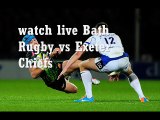 Live Bath Rugby vs Exeter Chiefs On Web