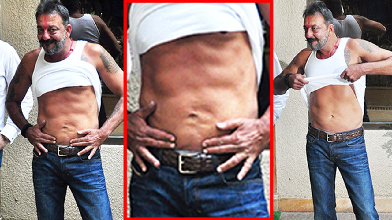 Sanjay Dutt Beats Shahrukh Khan  Makes 8 Pack Abs