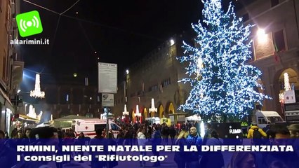 Video herunterladen: Rimini, Natale, niente feste per la raccolta differenziata, i consigli del Rifiutologo