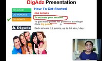 Digadz GET STARTED VIDEO #9 Why Dont I Get Bonus or Value Ads