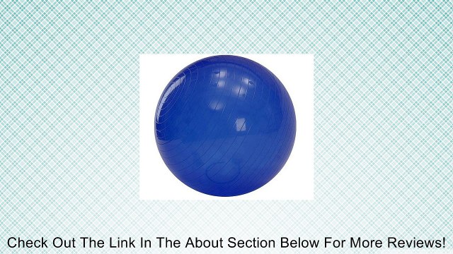 Lion Roar Fitness - 2014 SPECIAL DEALS!!! 55 cm, 65 cm, 75 cm Professional Anti-burst Stability Balancing Ball - Yoga Ball/Fitness Ball/Exercise Ball Review