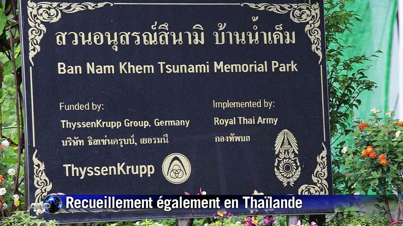 L'Asie commémore du tsunami de 2004