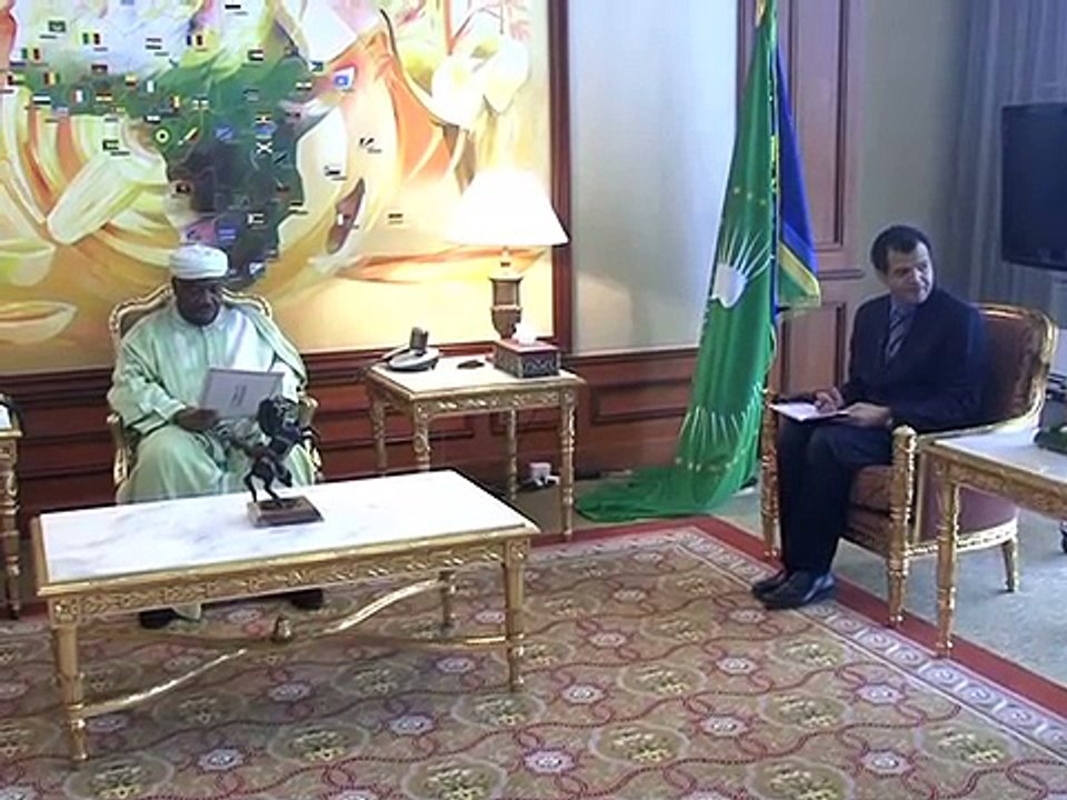 Audience accordée par le Président à un émissaire équato-guinéen