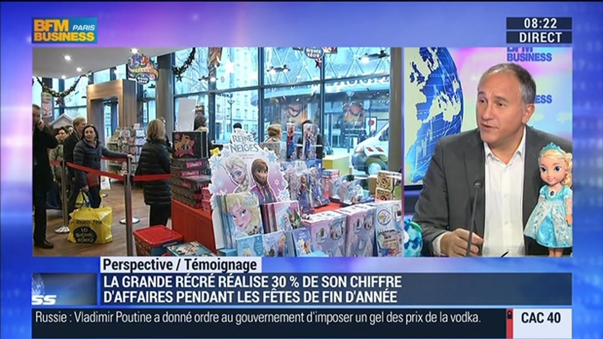 La Grande Récré: "La semaine entre Noël et le Jour de l'an est importante  pour le commerce de jouets": Franck Mathais - 26/12 - Vidéo Dailymotion