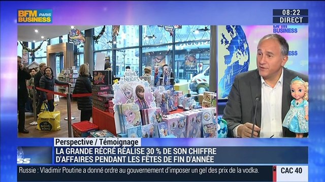 La Grande Récré: La semaine entre Noël et le Jour de l'an est importante pour le commerce de jouets : Franck Mathais - 26/12