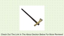 Small Tomahawk Peace Pipe Hardwood - Stainless Steel - Brass Inlay Review