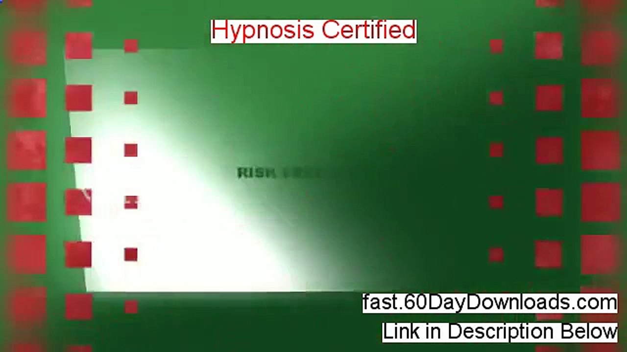 Hypnosis Certified - Certified Hypnosis Training