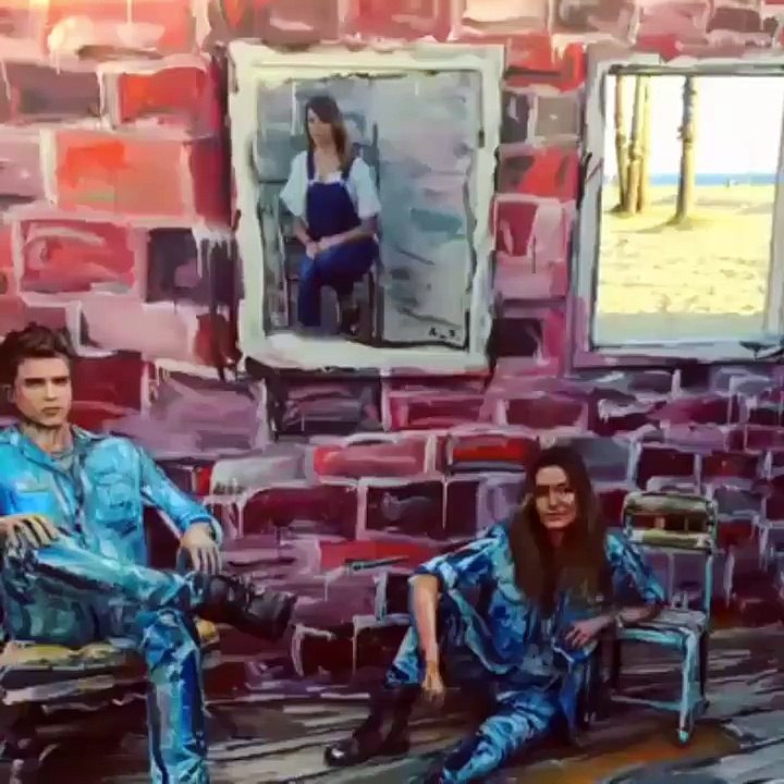 A Moving Painting Just Like In Harry Potter