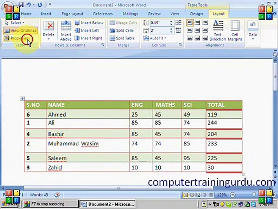 MS Word 2007 - Tutorial - Part 9