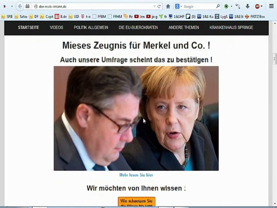 www.der-reale-irrsinn.de - der reale Irrsinn aus Behoerde und Politik