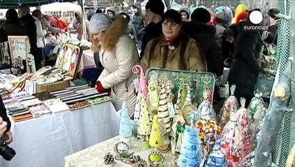 Ostukraine: Ein bisschen Feierstimmung, aber wenig Hoffnung auf Frieden