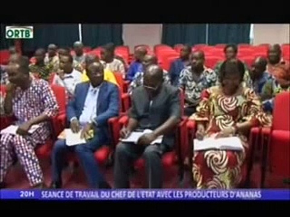 Le Chef de l’ Etat Boni YAYI a tenu une séance de travail avec les producteurs d’ ananas