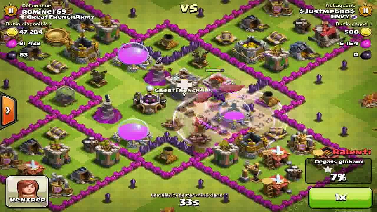 Village X + Village X Piège pour HDV 7 et HDV 8! Clash of Clans
