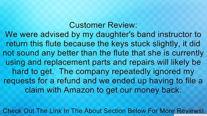 Tempest Agility Winds Flute Handmade Offset G Split E Mechanism Open Hole with Plugs 2 Feet Low C & Low B Foot Handcut Headjoint French Style Pointed Keys French Style Case Lined Case Cover 5 year Warranty Review