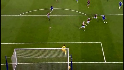 Goal Diego Costa - Chelsea 2-0 West Ham - 26-12-2014