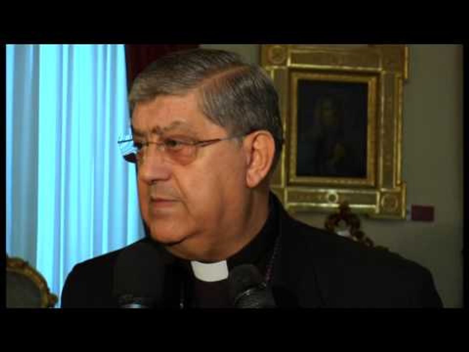 Napoli - Natale 2014, gli auguri del cardinale Sepe (25.12.14)