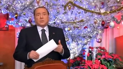 Roma - Gli auguri del Presidente Berlusconi (24.12.14)