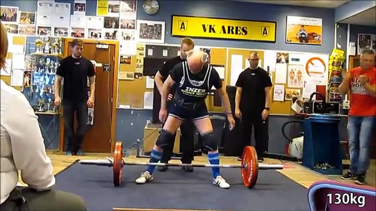 91-Year-Old Weightlifter Performs 130kg Deadlift .Dunya News -