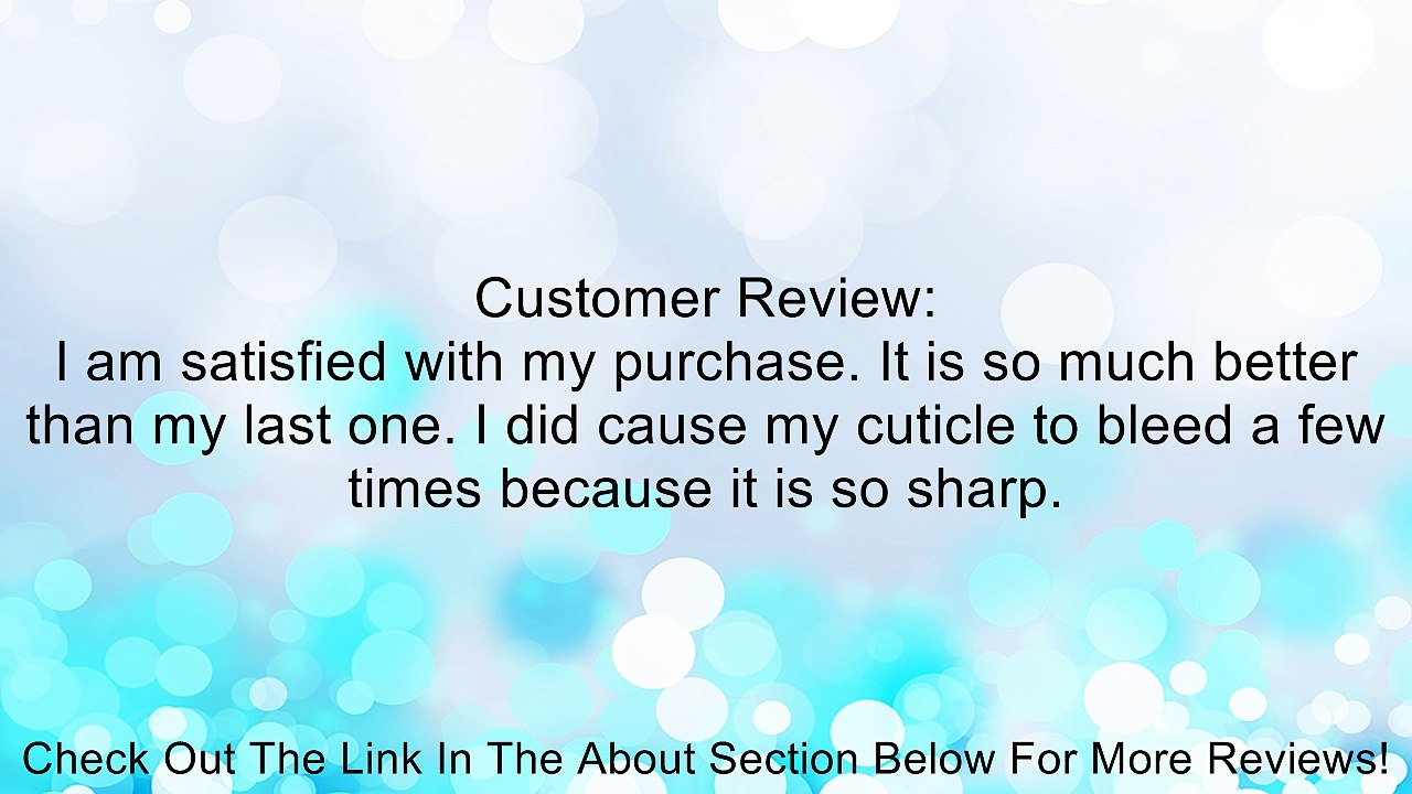 Metal Manicure Pedicure Beauty Tool Callus Cuticle Trimmer Review