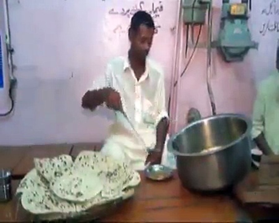 Man eating bread in the 70 to 80 day letter