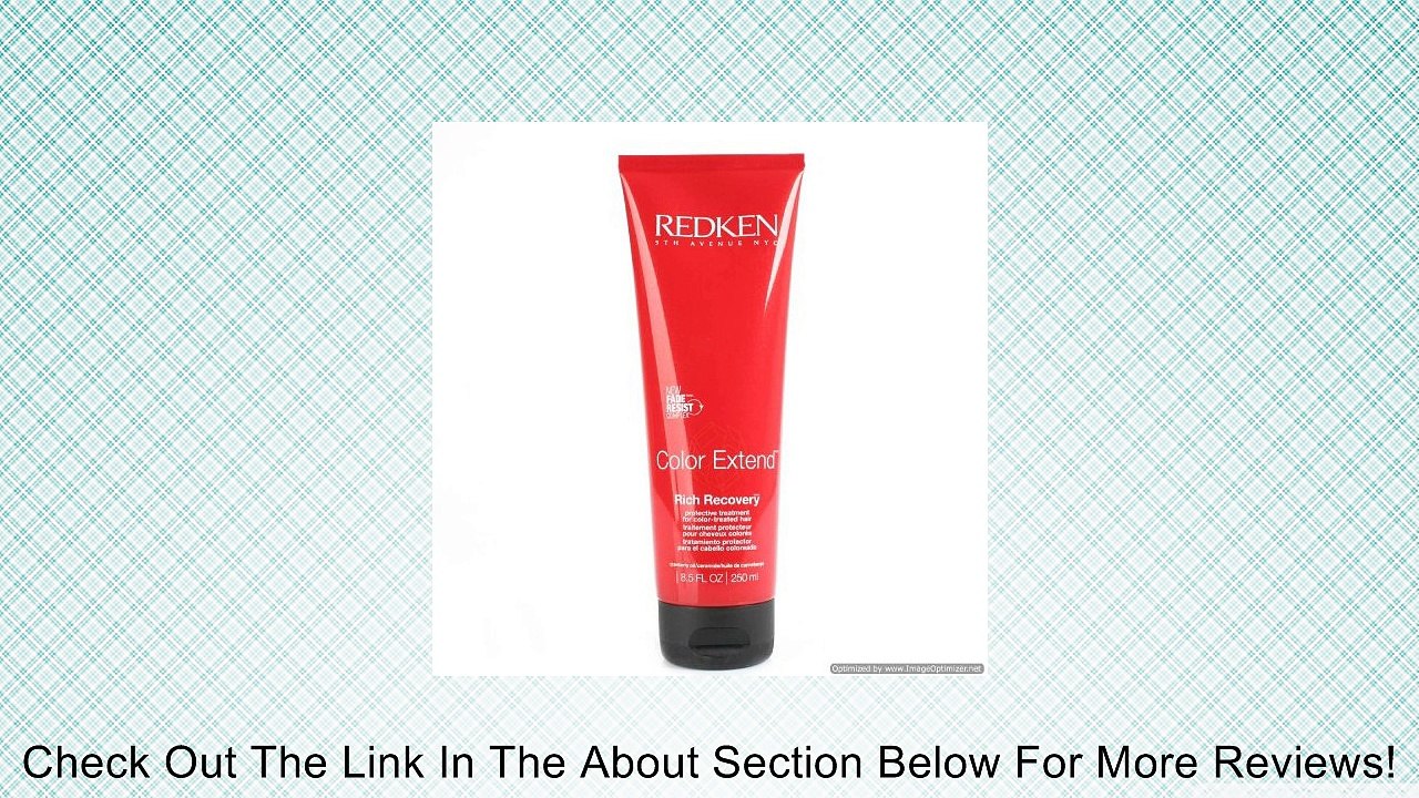 REDKEN by Redken: COLOR EXTEND RICH RECOVERY FOR COLOR TREATED HAIR 8.5 OZ Review