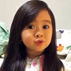 so cute girl saying good night
