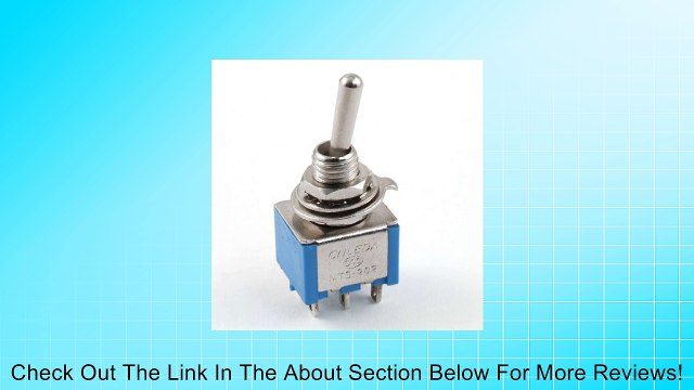 AC 3A/250V 6A/120V 6 Pin DPDT On/On 2 Position Mini Toggle Switch Blue Review