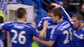 Diego Costa goal - Chelsea vs West Ham United 12.26.2014