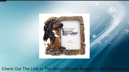 7 Inch Rock Design with Rearing Pinto Horse 4 x 6" Photo Frame Review