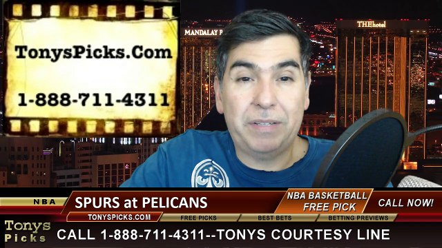 New Orleans Pelicans vs. San Antonio Spurs Free Pick Prediction NBA Pro Basketball Odds Preview 12-26-2014