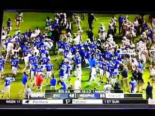 Memphis BYU brawl in Miami Beach Bowl